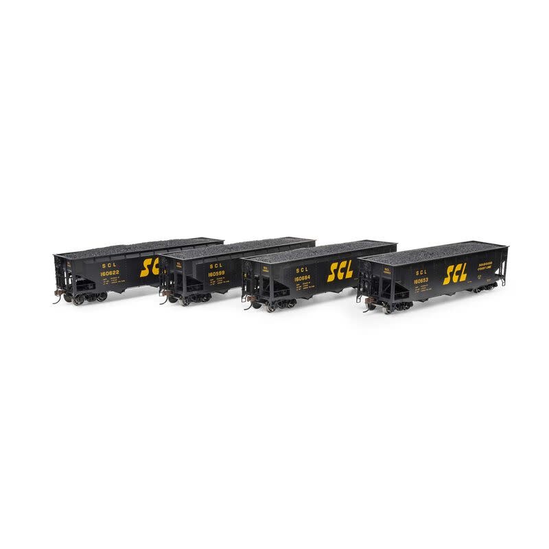 33090 HO 40' Offset Coal Hopper w/Load SCL #1 (4)
