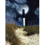 Heritage Puzzle 40807 Moon Over Oak Island 550 Piece Puzzle