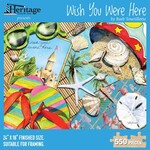 Heritage Puzzle 40711 Wish You Were Here 550 Piece Puzzle
