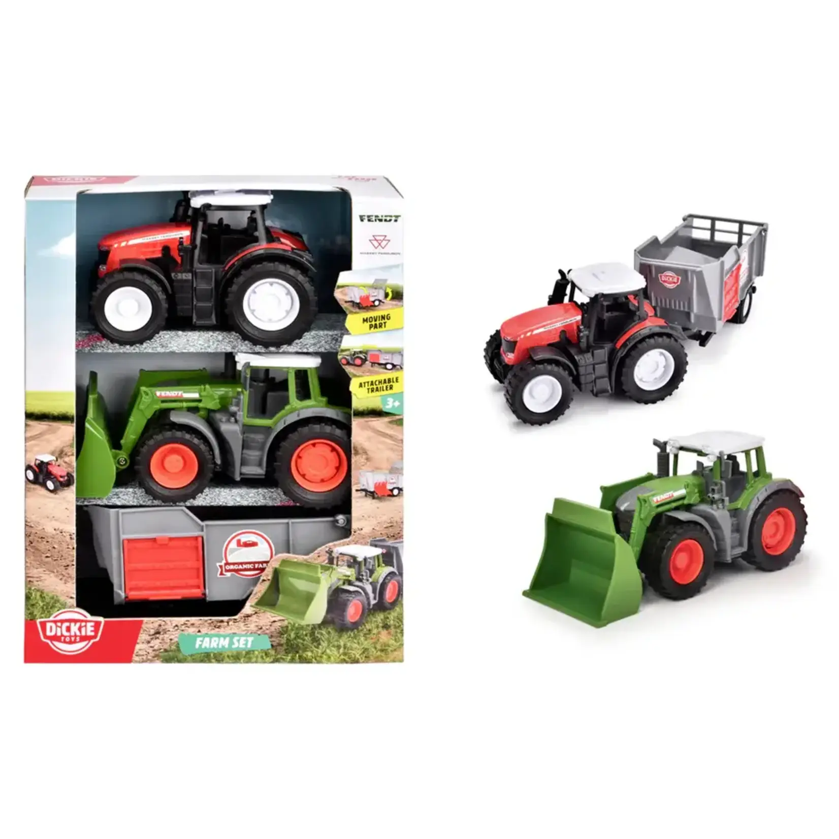 Toysmith Simba Dickie Farm Vehicles Set - Tractors/Trailer
