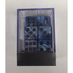 Whimsy Dice 10 Square Acrylic 16mm D6 - Blue Pearl