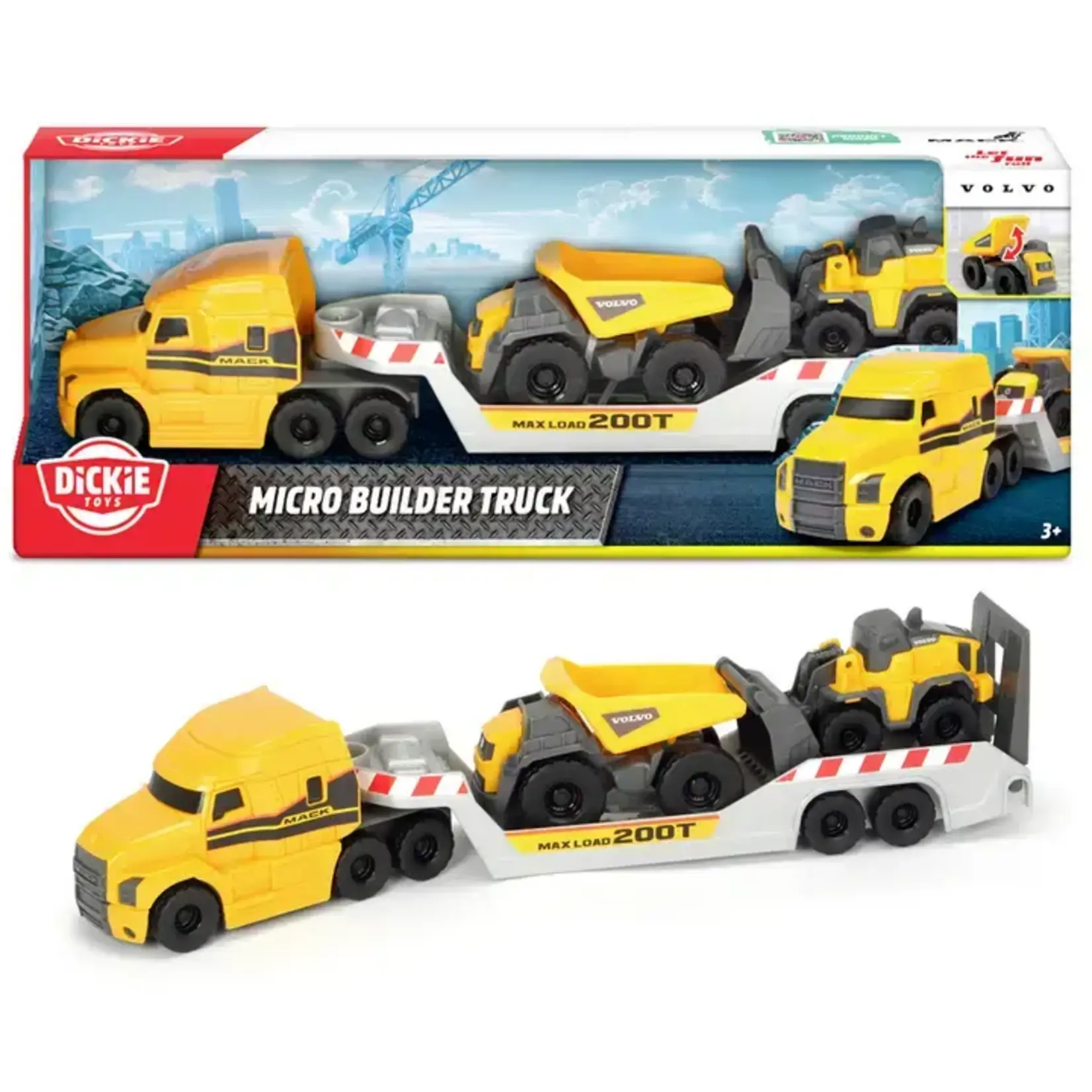 Toysmith Simba Dickie Mack Volvo Micro Builder Truck - Assorted