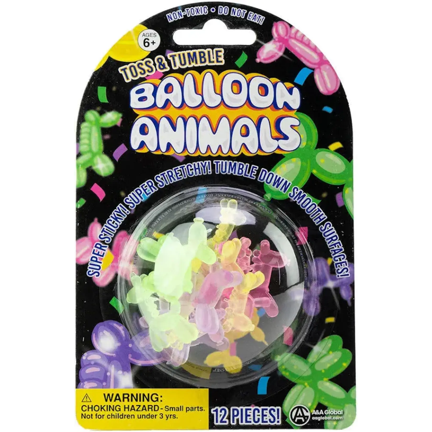 Sticky Splat Toss and Tumble Balloon Animals