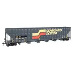 Walthers 91056374 HO Wood Chip Hopper CSXT 433545 - Patched Seaboard