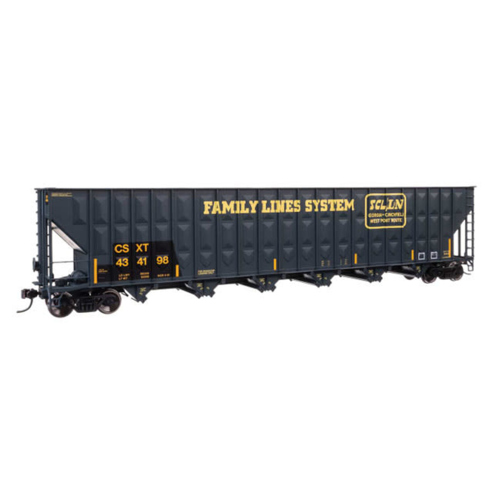 Walthers 91056377 HO Wood Chip Hopper CSXT 434198 - Patched Family Lines