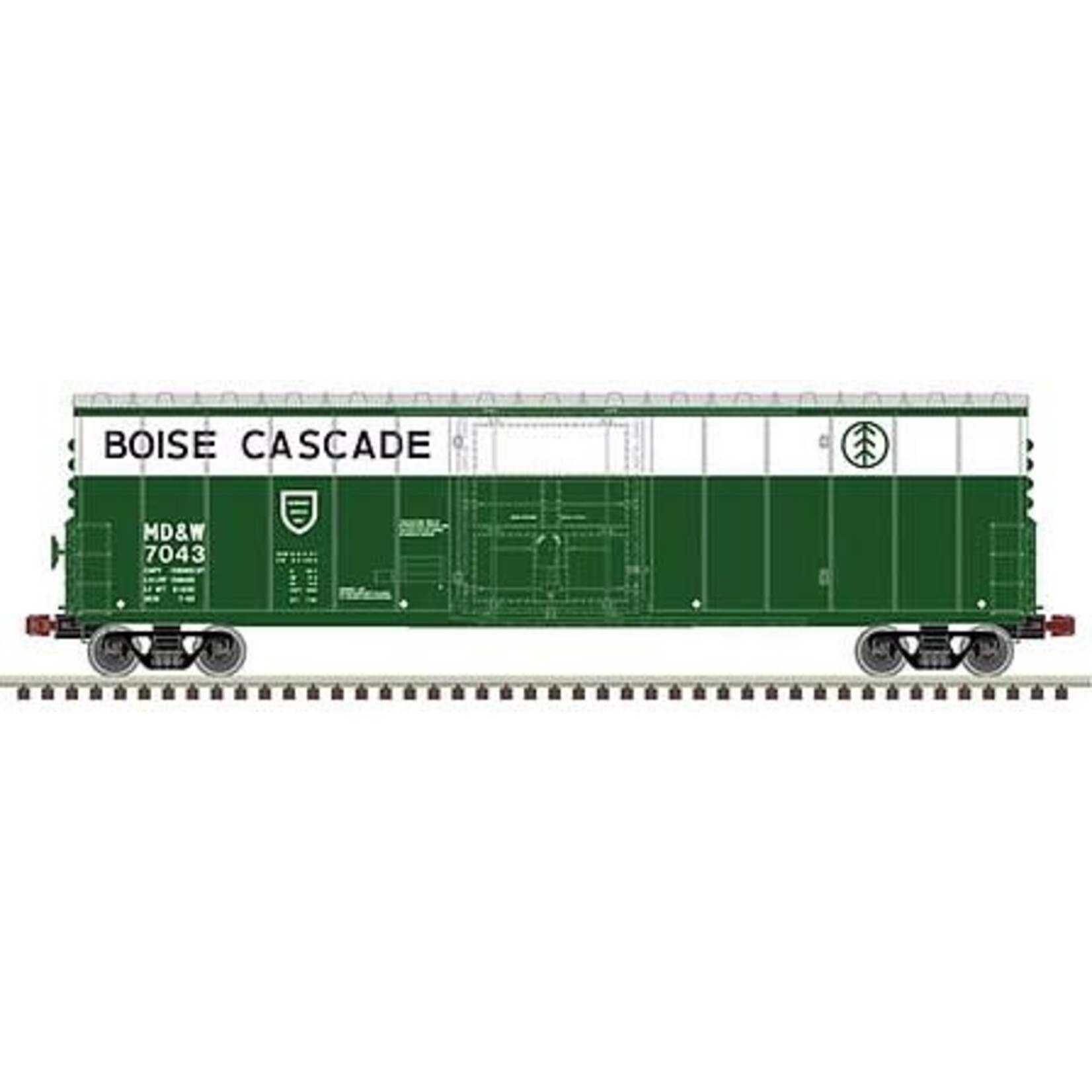 Atlas 20006531 HO NSC Newsprint Box Car MD&W #7043