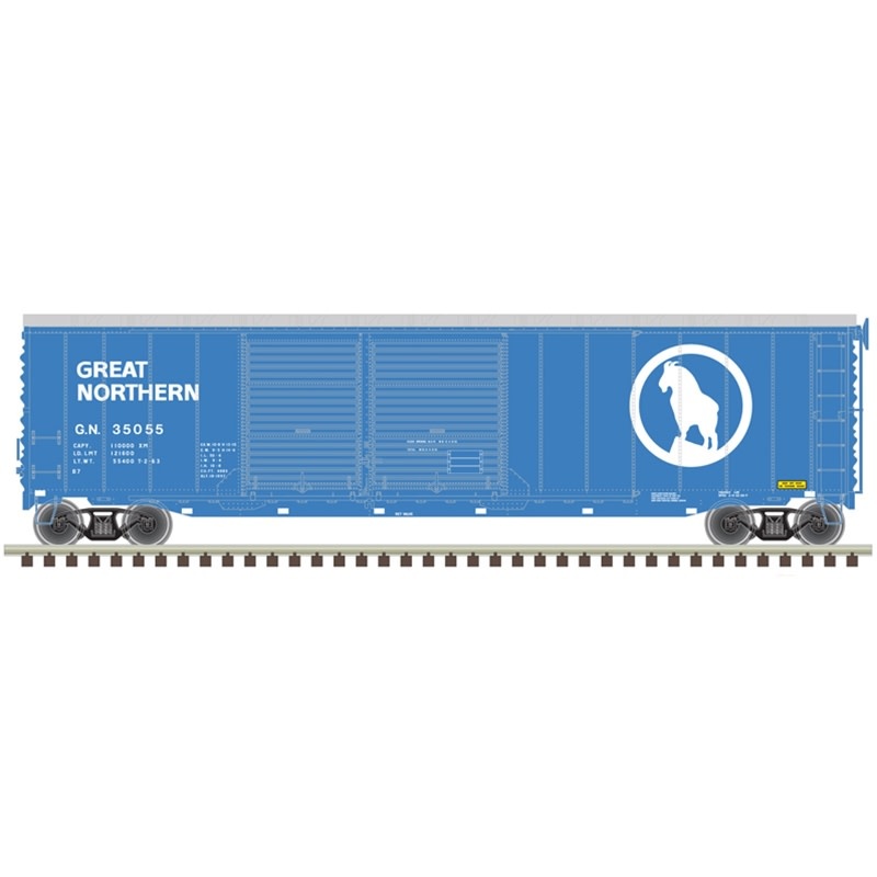 20006579 HO 50' Postwar Box Car Great Northern #35055