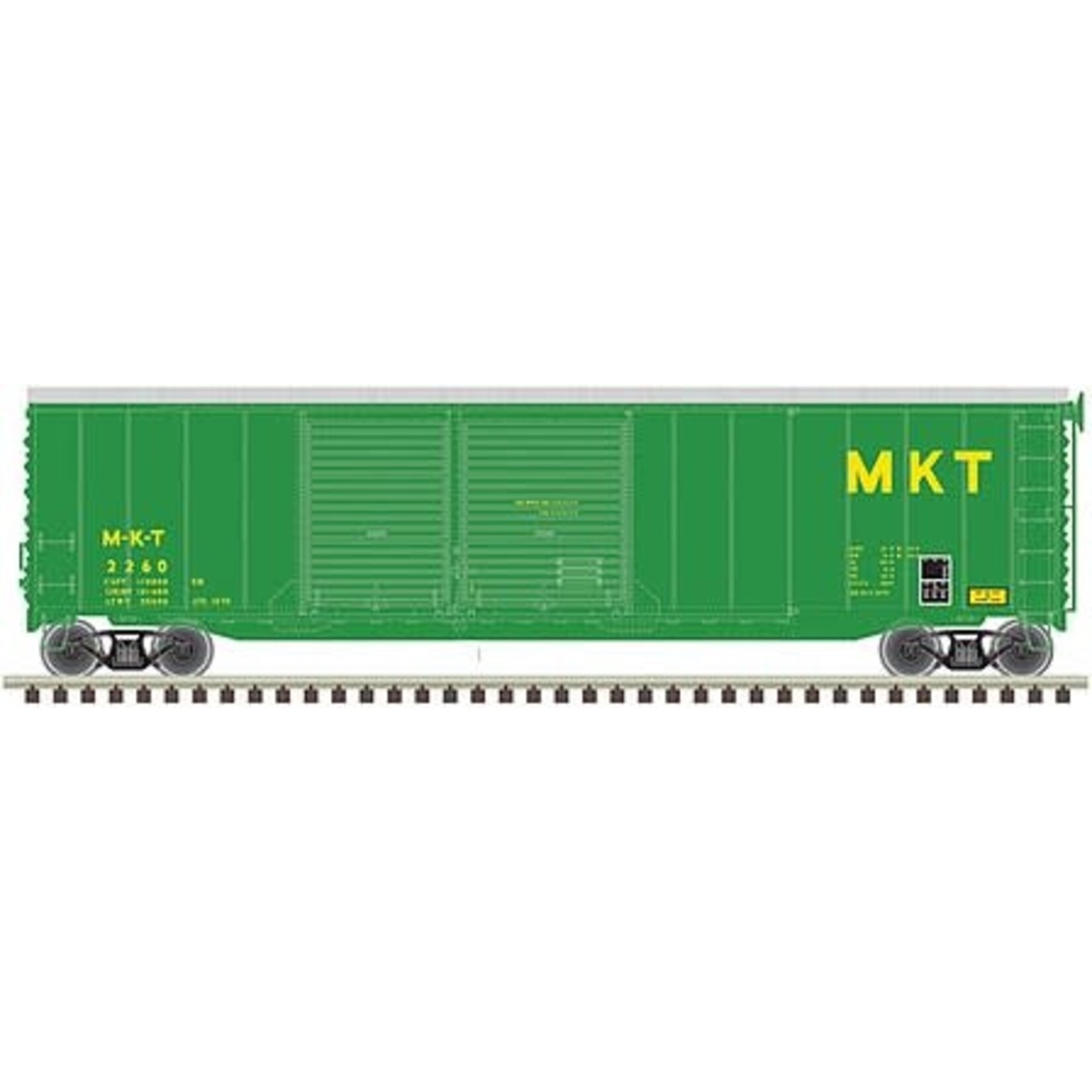 Atlas 20006587 HO 50' Postwar Box Car MKT #2229