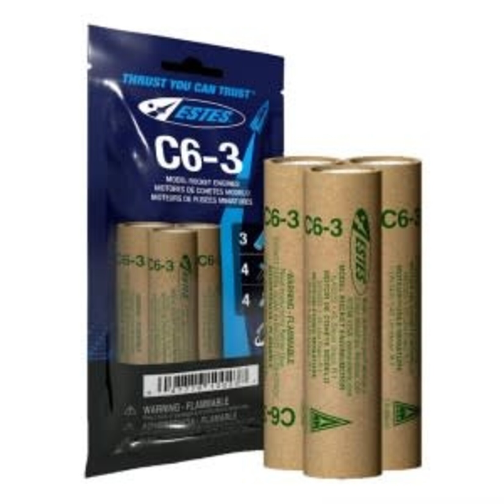 Estes 10023 C6-3 Engines