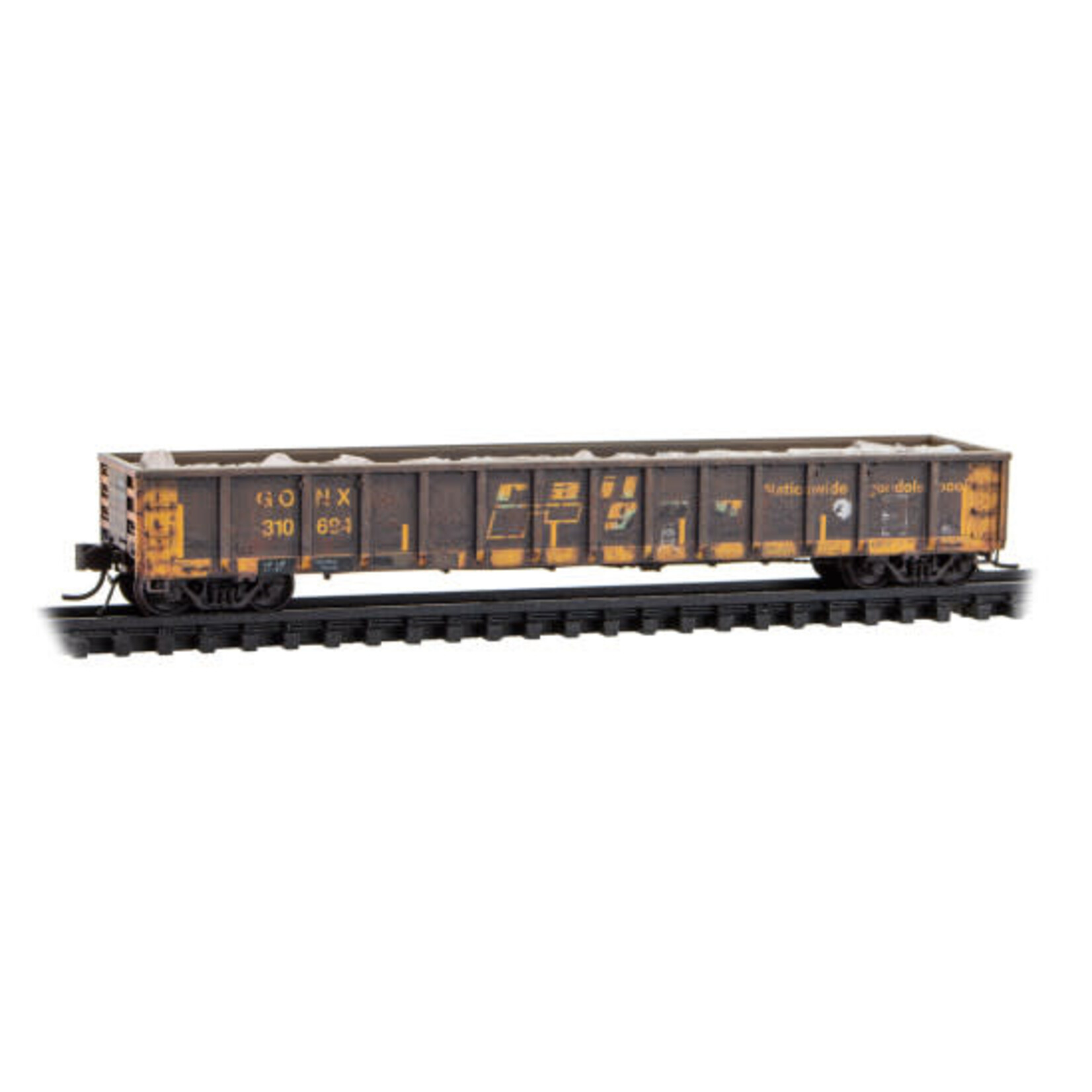 Micro Trains By Atlas 170144014 N 52' Greenville 2494 Mill Gondola Weathered 310694