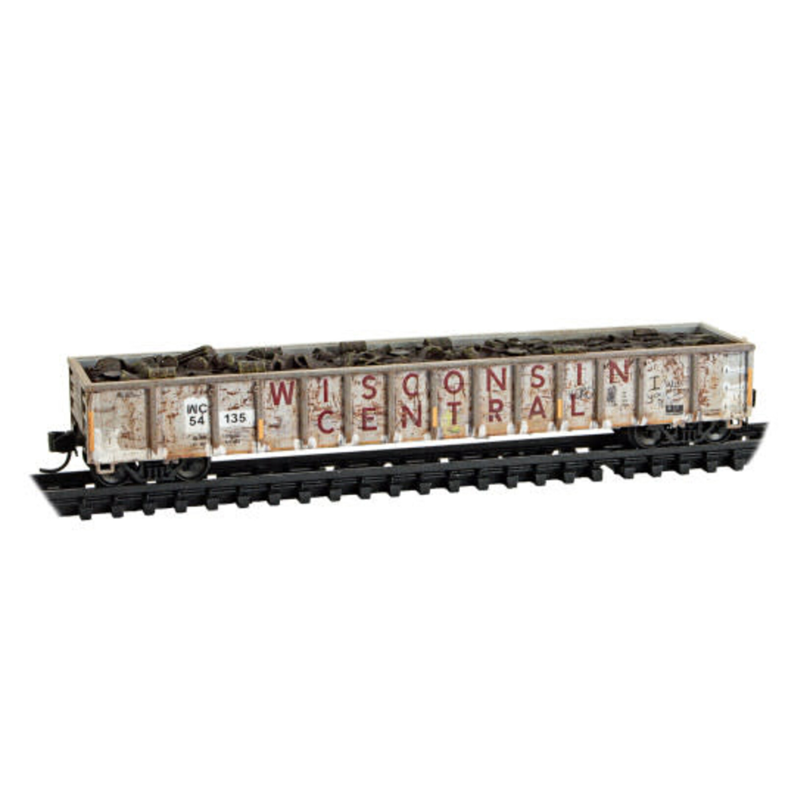 Micro Trains By Atlas 170144020 N 52' Greenville 2494 Mill Gonfola Weathered Wisconsin Central 54135