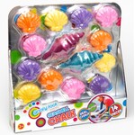 Goofy Foot Designs Seashell Sidewalk Chalk 14 Pieces