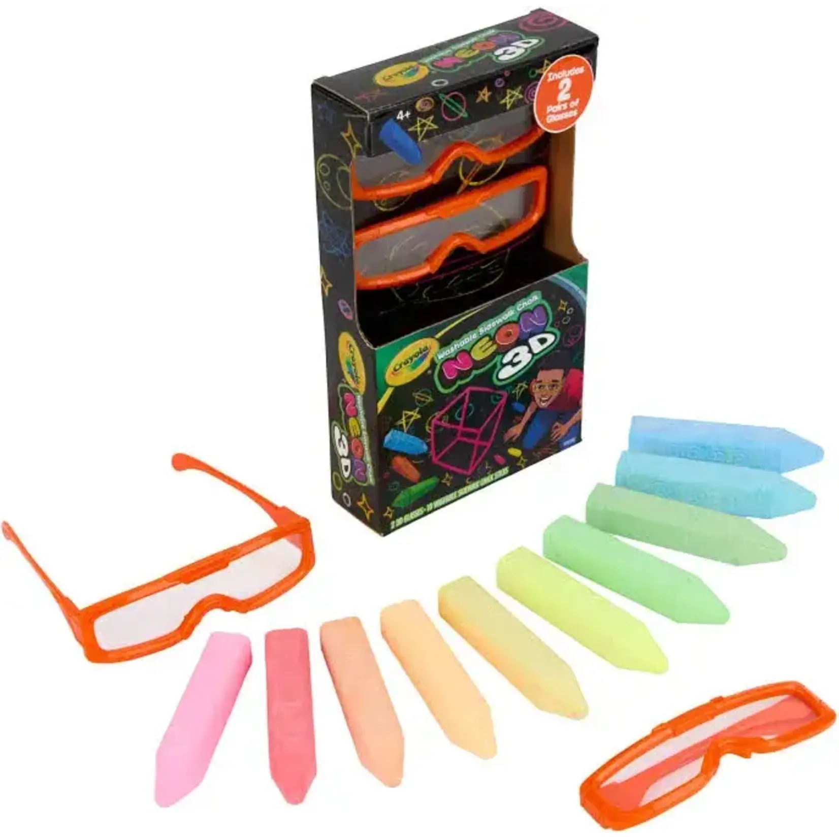 Crayola 3D Neon Sidewalk Chalk ( 10ct )