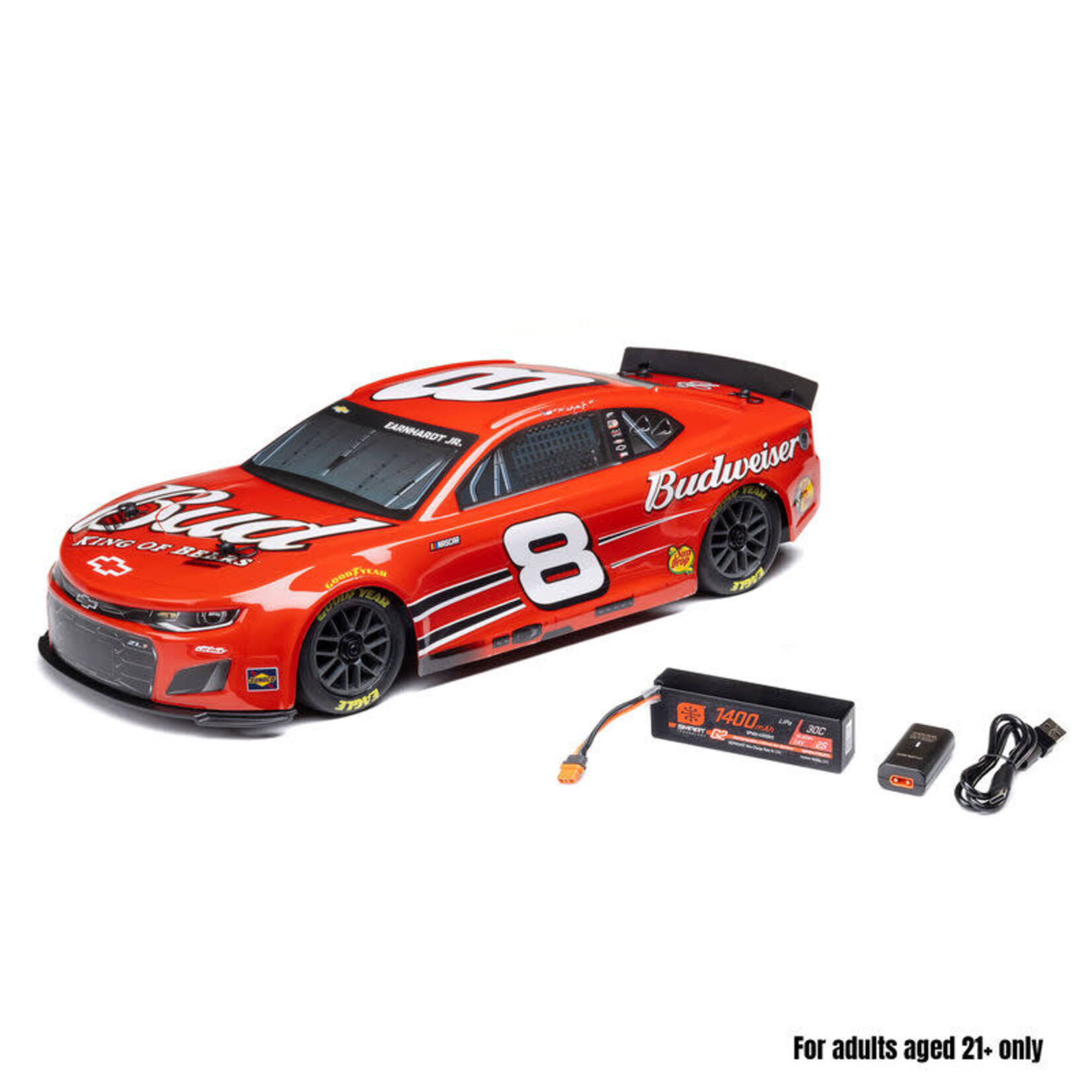 Losi 1122508 1/12 NASCAR RC Race Car Dale Earnhardt Jr No. 8