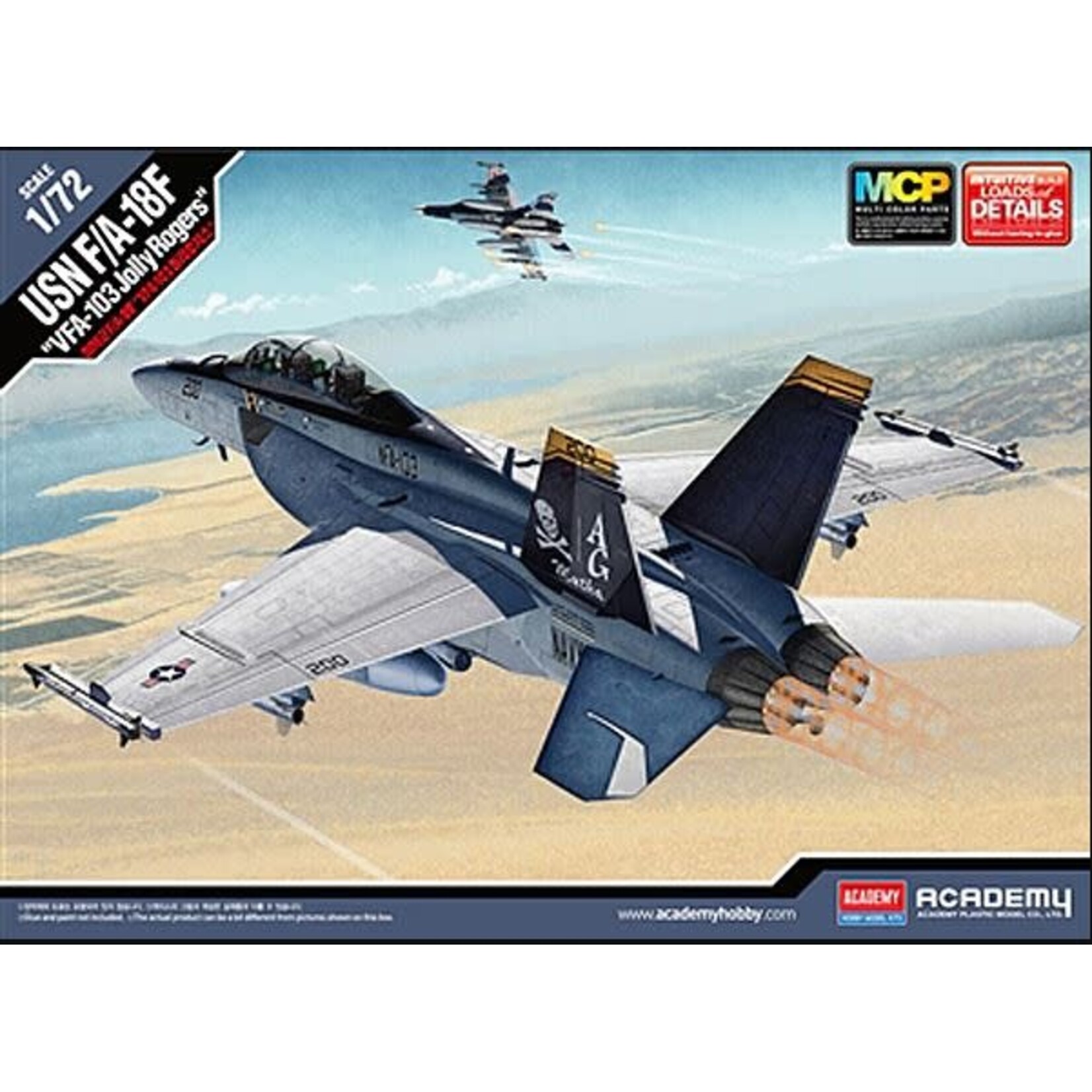 Academy 12535 F/A-18F USN VFA-103 Jolly Rogers