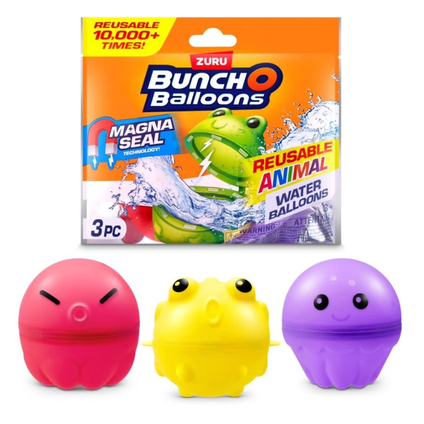 Bunch O Balloons 3 pack Reuseable Eco-Friendly Animal Balloons