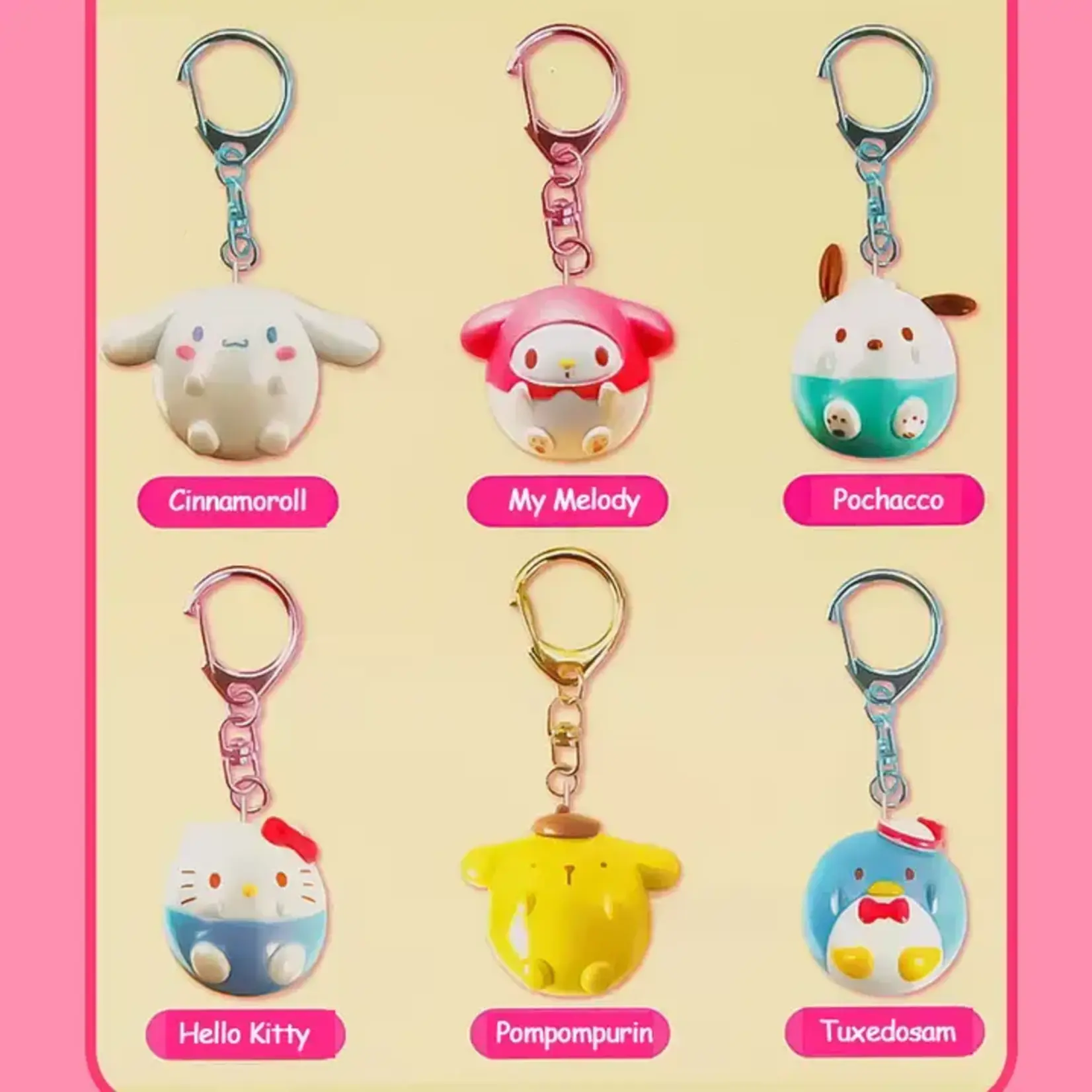 K-Wonderland Sanrio Twinkle Chubby Figure Keyring Blind Box