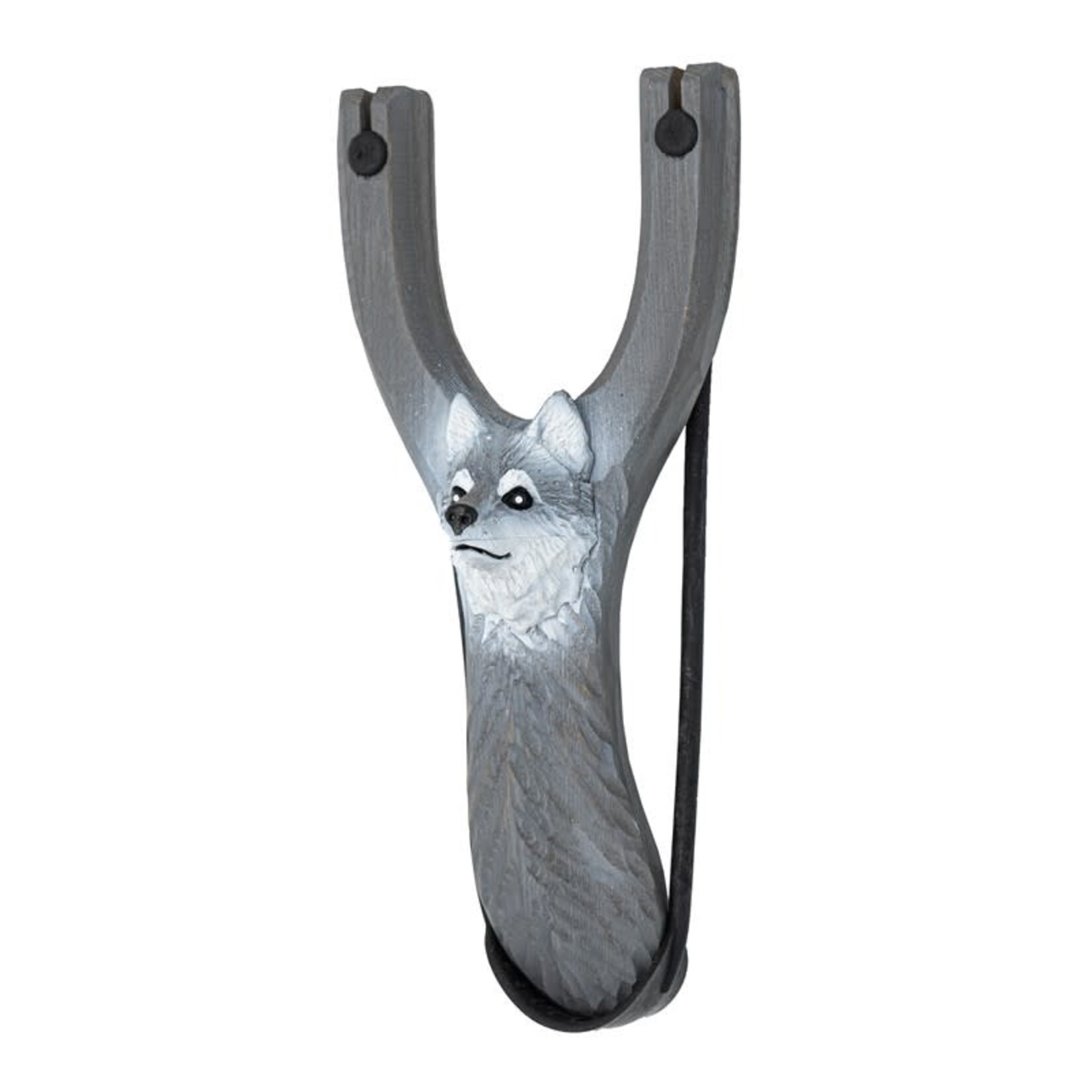Pawnee Bills Wolf Wooden Animal Slingshot