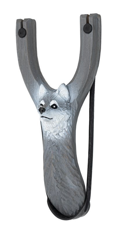 Wolf Wooden Animal Slingshot