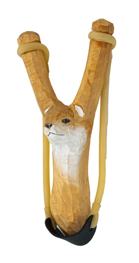 Squirrel Wooden Animal Slingshot