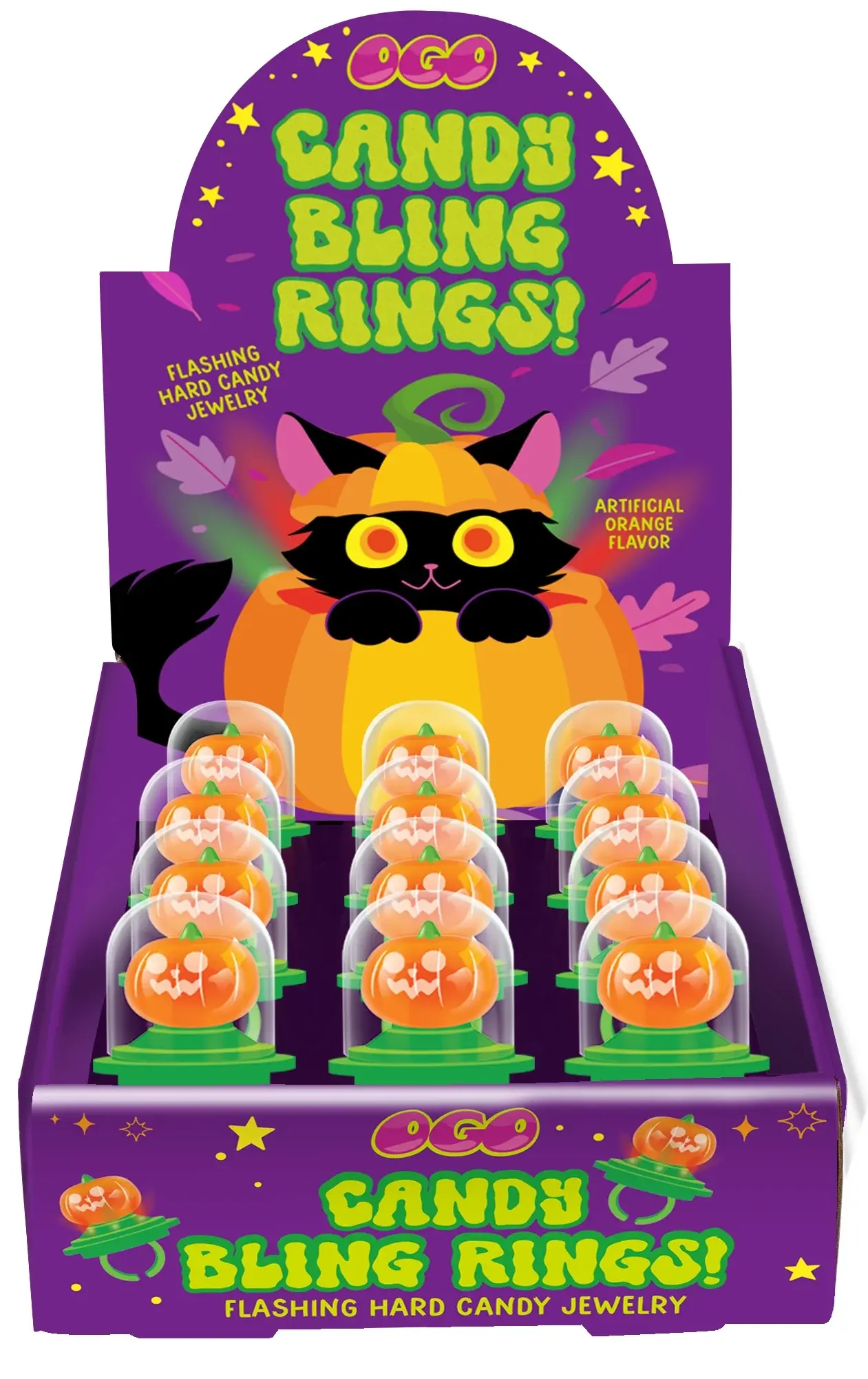Pumpkin Flashing Bling Ring