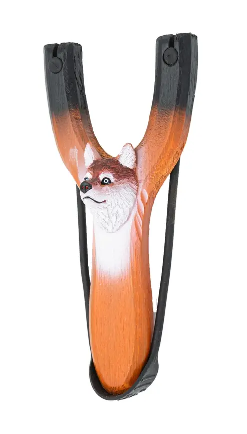 Fox Wooden Animal Slingshot