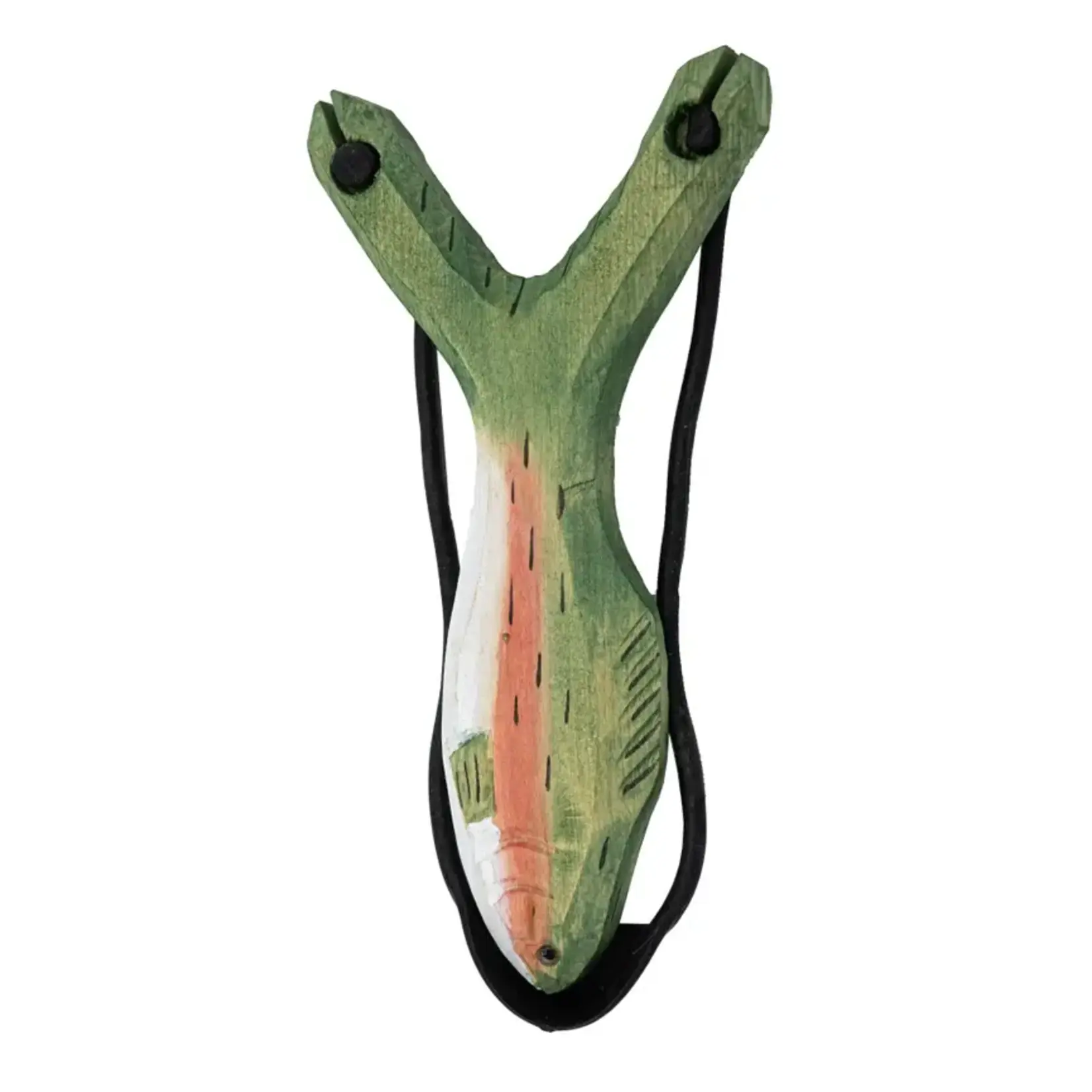 Pawnee Bills Fish Wooden Animal Slingshot