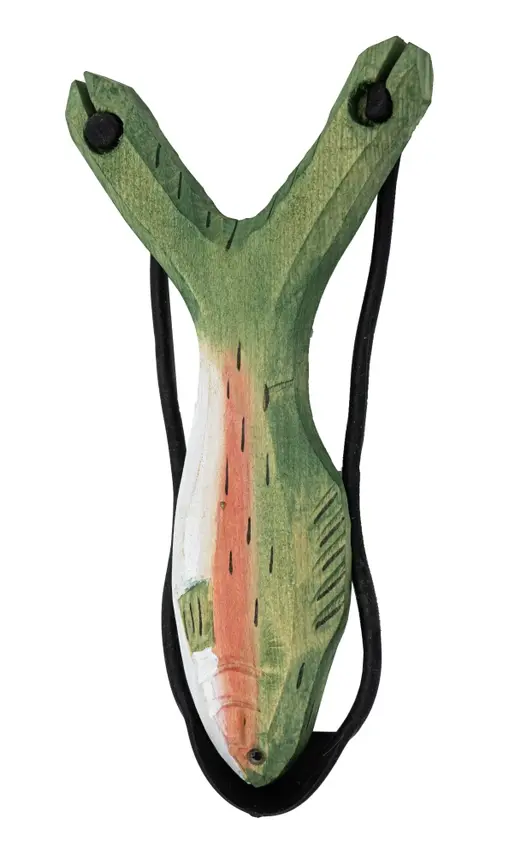 Fish Wooden Animal Slingshot