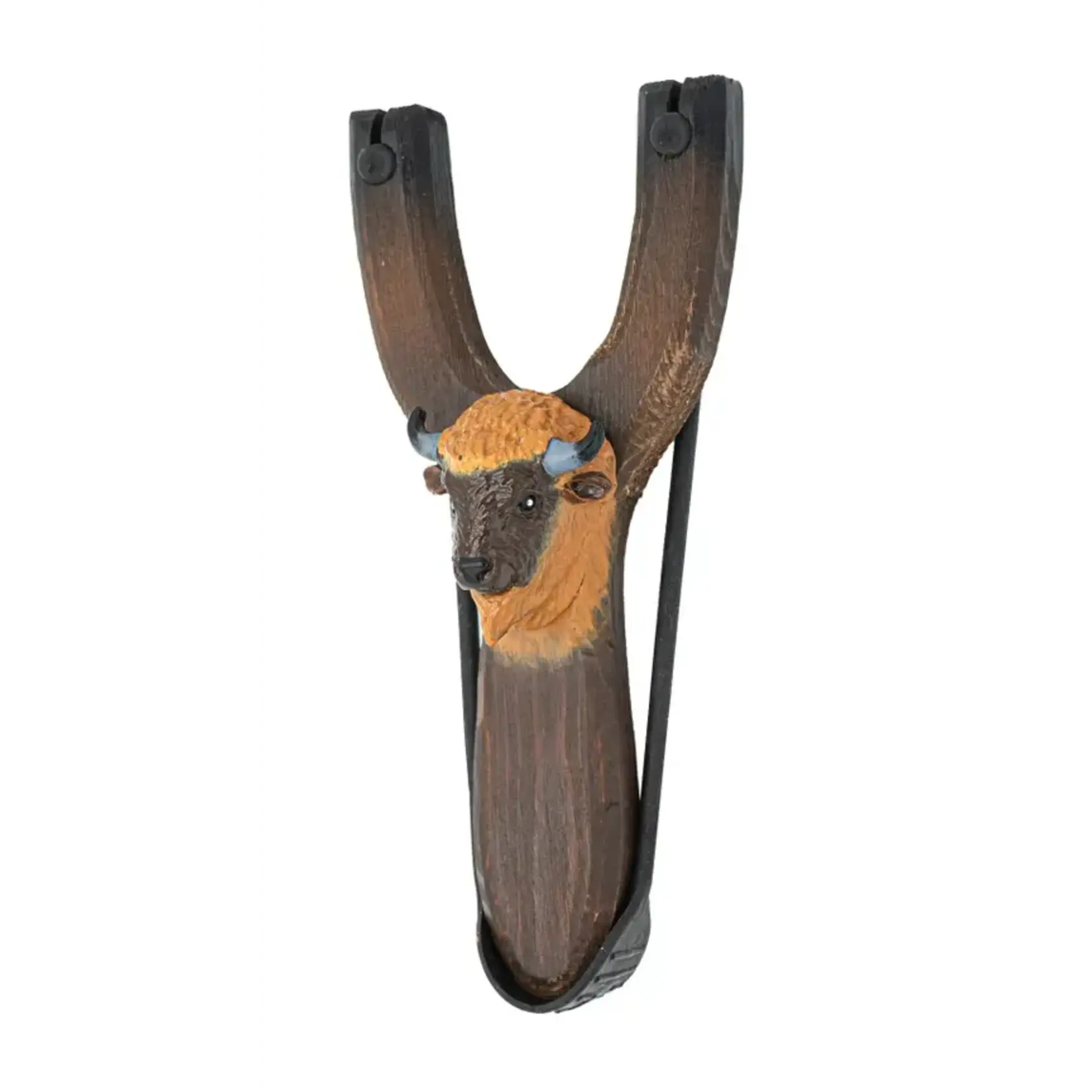 Pawnee Bills Buffalo Wooden Animal Slingshot