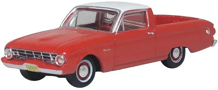 87FA60001 Ford Falcon Ranchero 1960 - Montecarlo Red / Corinthian White
