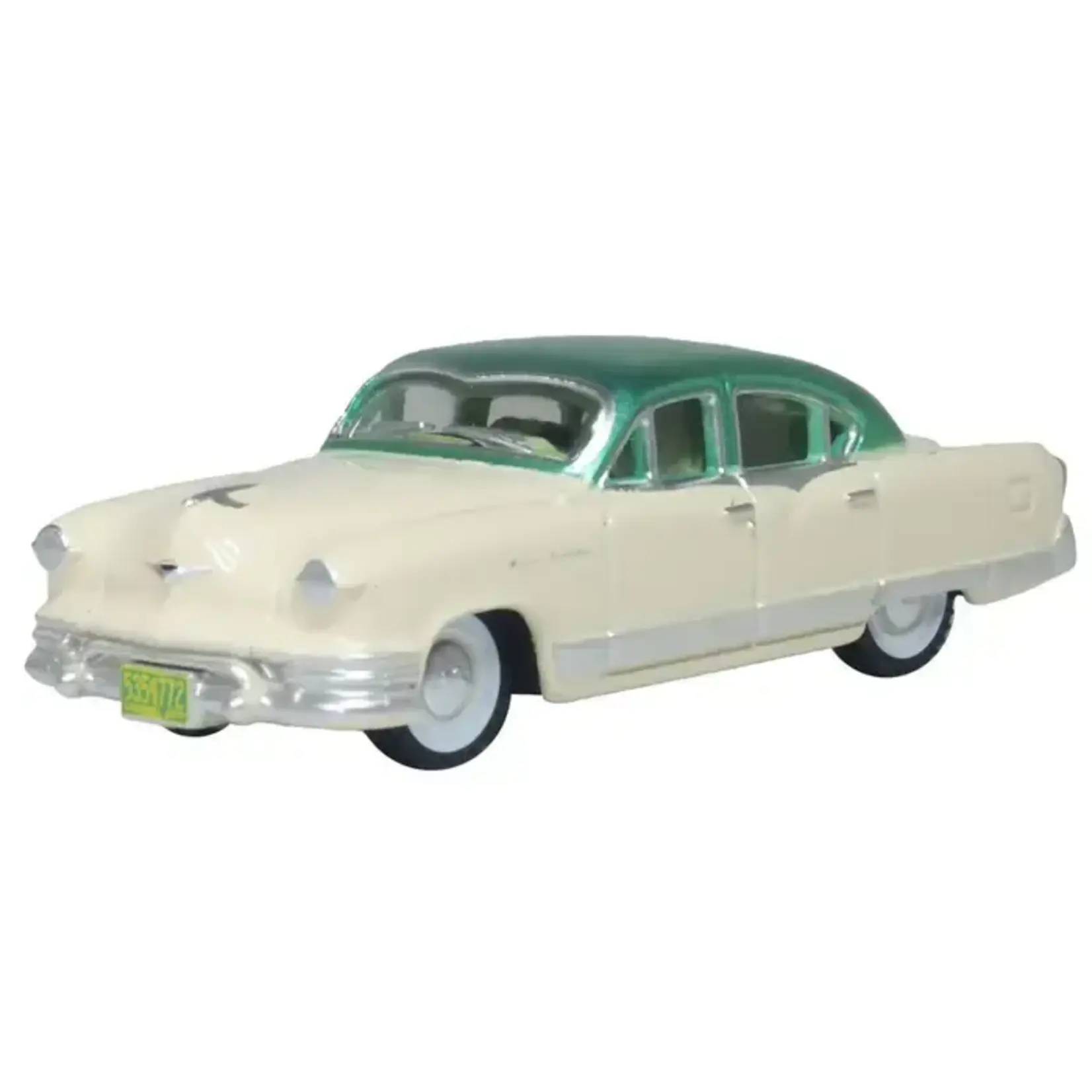 Oxford Diecast 87KM53001 Kaiser Manhattan 1953 - Stardust Ivory / Jade Green