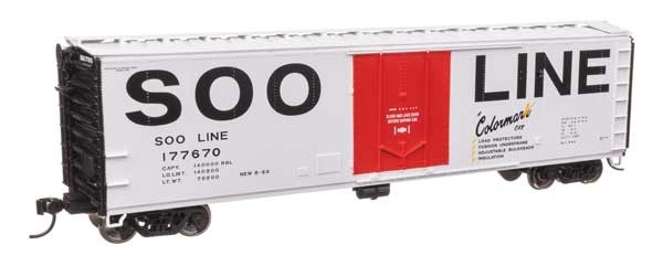 9102868 HO PCF 50' Insulated Boxcar SOO #177670