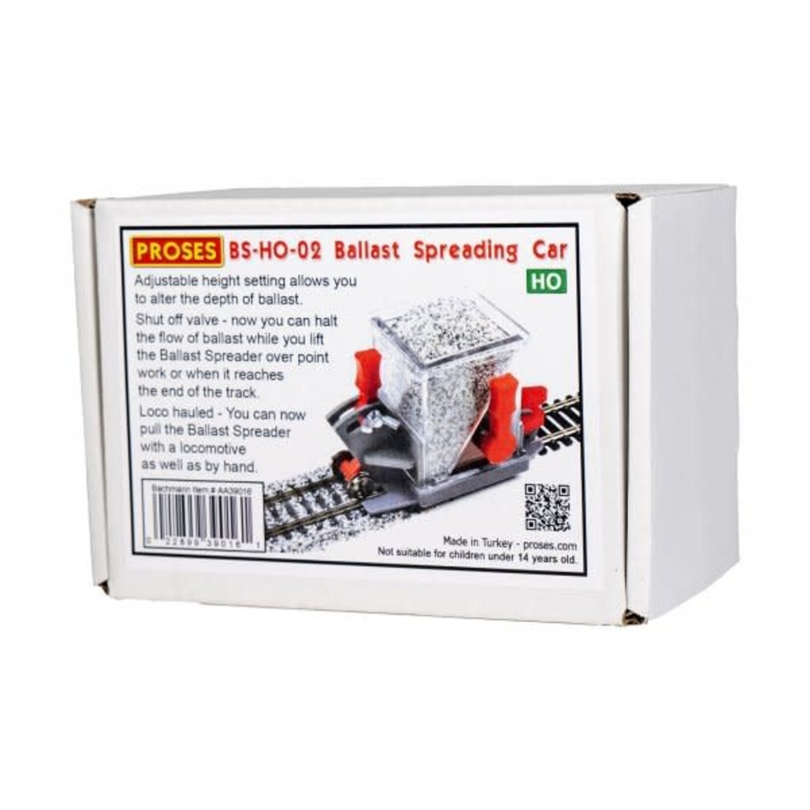 Bachmann 39016 HO Ballast Spreader Car