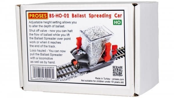 39016 HO Ballast Spreader Car