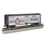 Bachmann 19808 HO 40 Wood Reefer Sonoma Wine