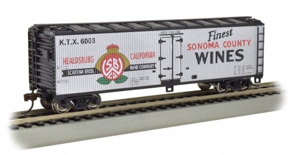 19808 HO 40 Wood Reefer Sonoma Wine