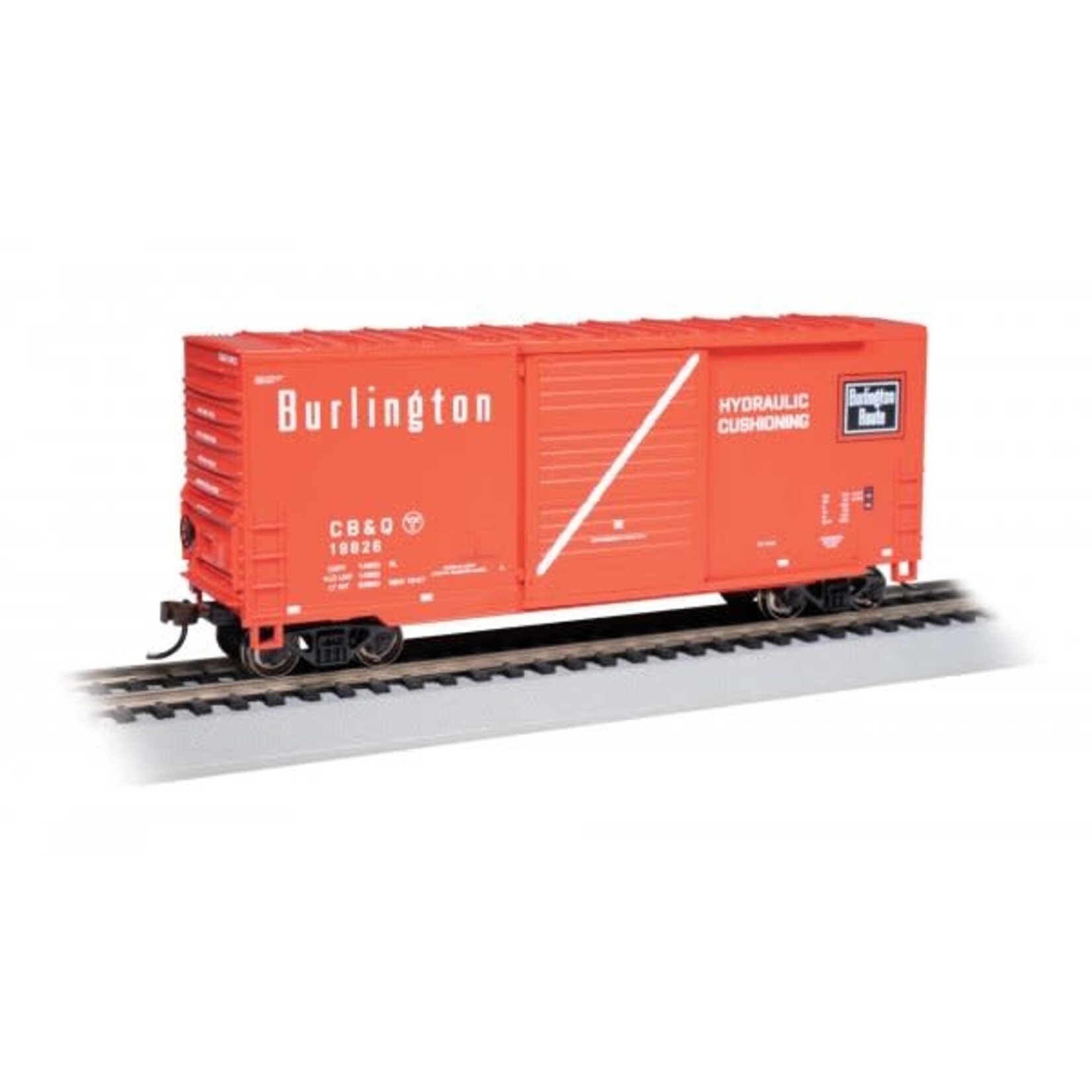 Bachmann 18206 HO Hi Cube Box Car Burlington 19826