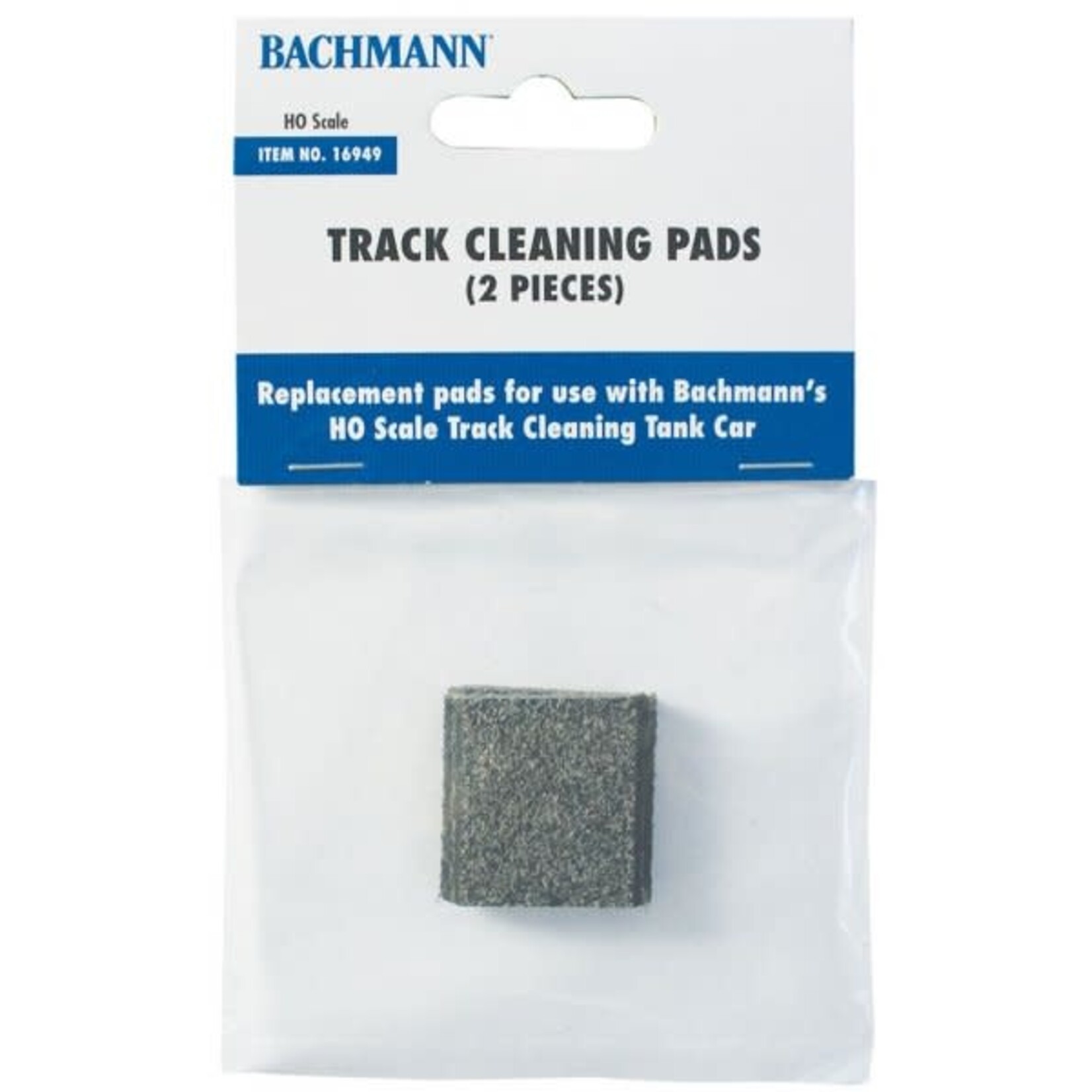 Bachmann 16949 HO Track Cleaning Pads ( 2/PK )