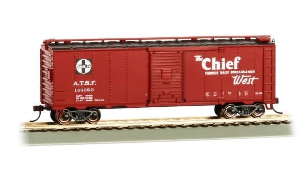 16507 HO 40 Santa Fe Map Box Car Chief 145263