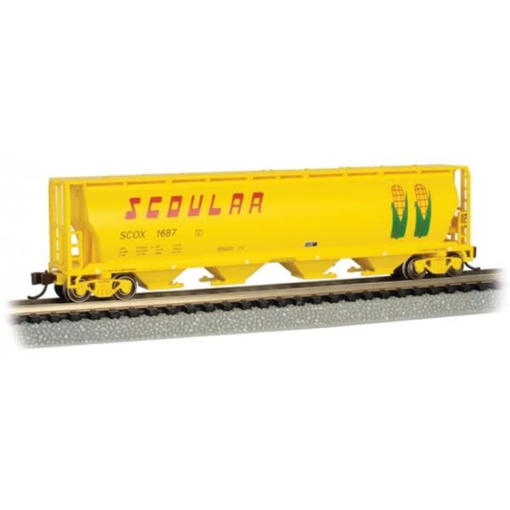 Bachmann 19160 N CNDN 4 Bay Grain Hopper SCOULAR 1687