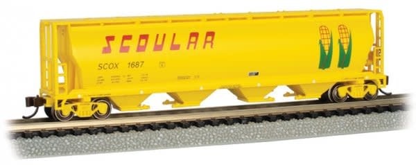 19160 N CNDN 4 Bay Grain Hopper SCOULAR 1687