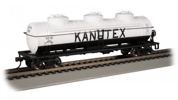 17113 HO 40' 3-Dome Tank Car Kanotex #879