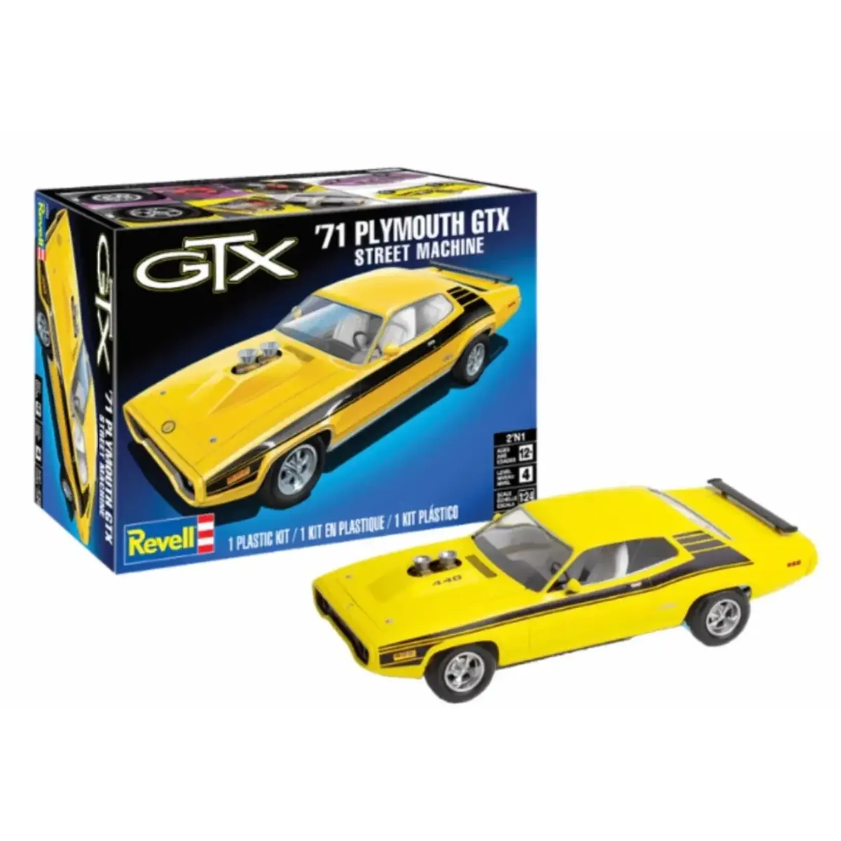 Revell 14588 1:24 1971 Plymouth GTX Street Machine Skill 4