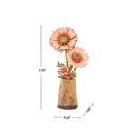 Hands Craft Orange Gerbera Daisy Flower Puzzle