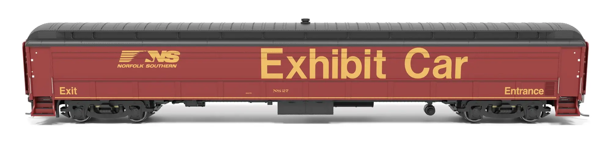 9938 HO Railroad Exhibit Car NS #27