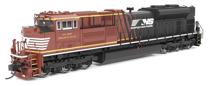 9987 N EMD SD70ACe NS #1231 "Atlanta" Office Car Special Sound/DC/DCC