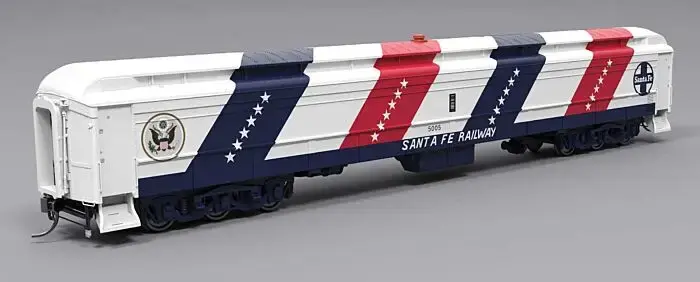 9937 HO Railroad Exhibit Car ATSF #5005