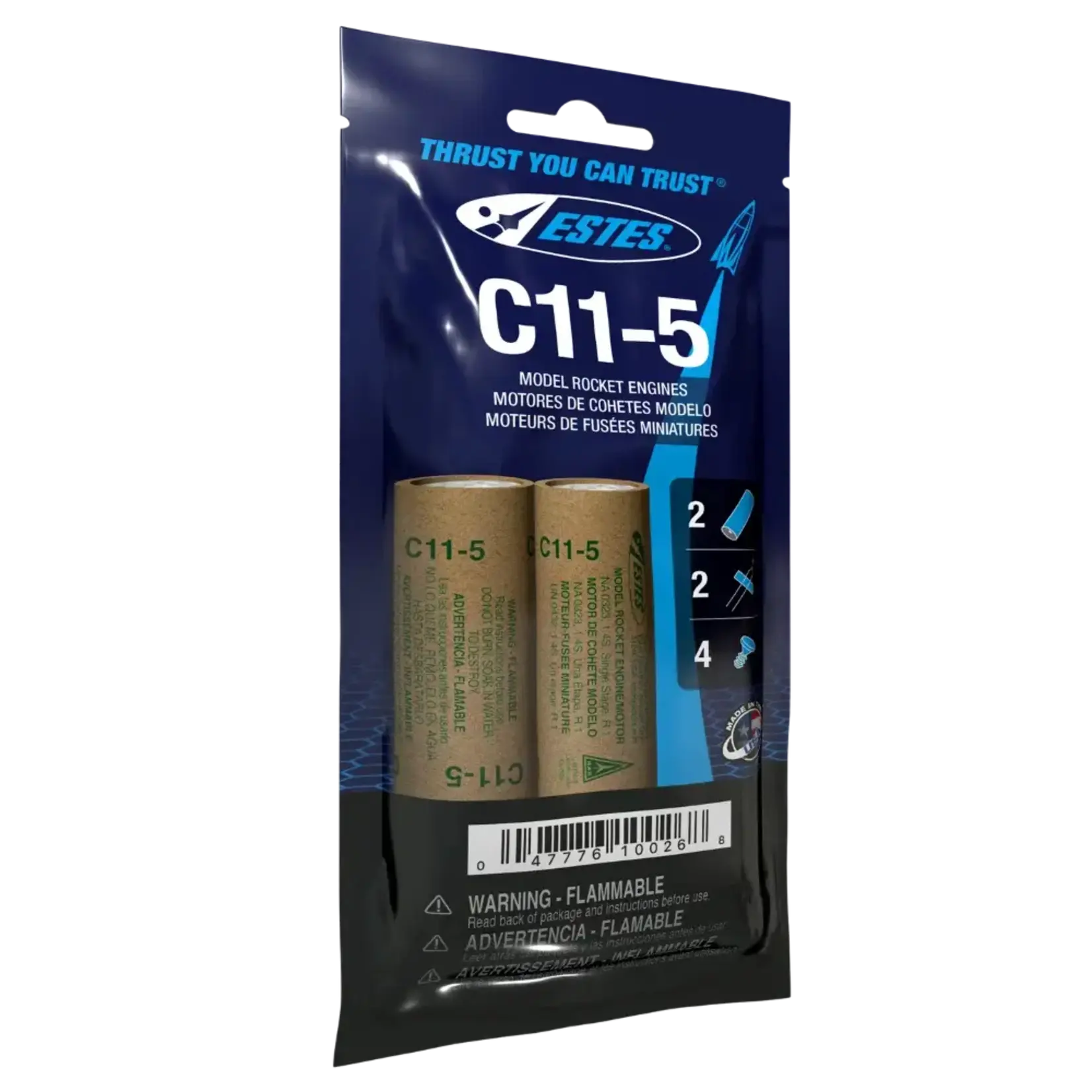 Estes 10026 C11-5 Engines - 2 Pack