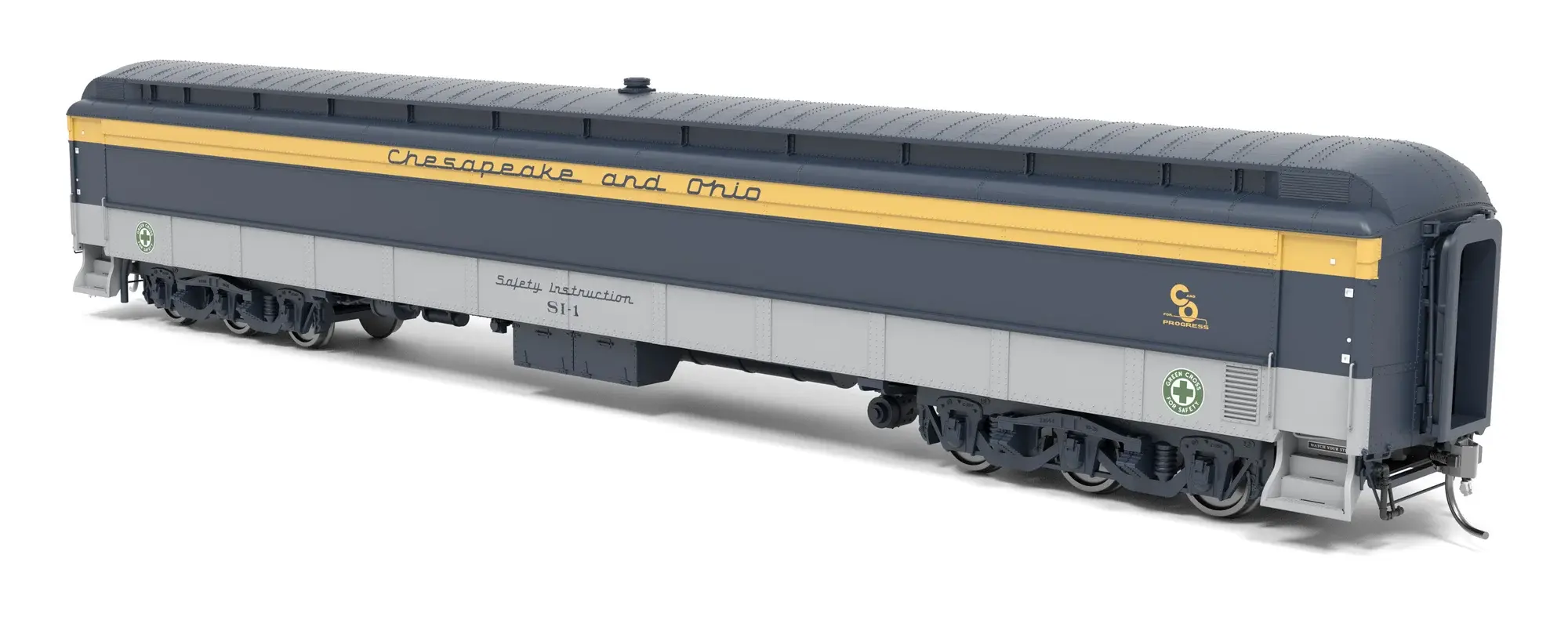 9930 HO Railroad Instruction Car C&O