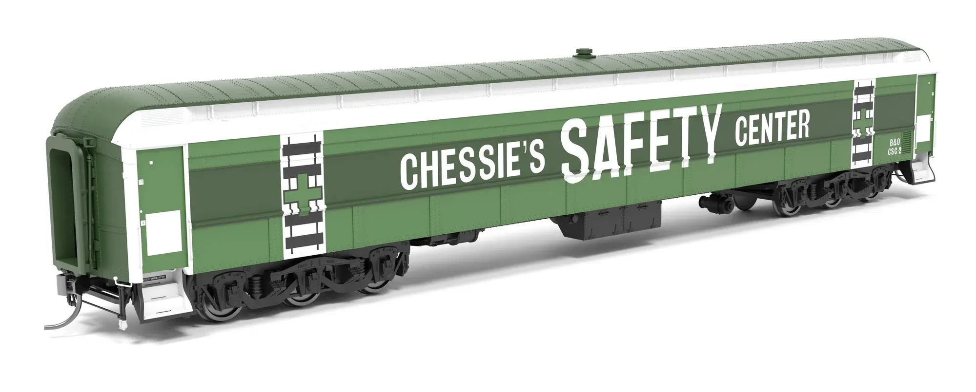 9931 HO Railroad Instruction Car Chessie